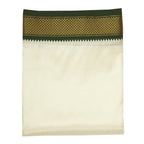Art Silk Special 7 Kan Cream Dhoti | Double Layer | Mayilkan Border | Kannika
