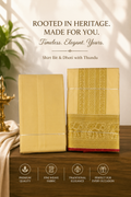 Kannika Pure Silk Designer Vesti Set – Heritage Gold