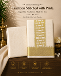 Kannika Pure Silk Designer Vesti Set – Heritage Grid
