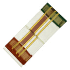 Pure Silk 9 Kan Cream Dhoti | Double Layer | 9 Kan Mayilkan Border