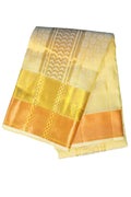 Premium Collection | 5 Inch Zari Border | Pure Silk Emboss Double Border Dhoti | Kannika Dhoti