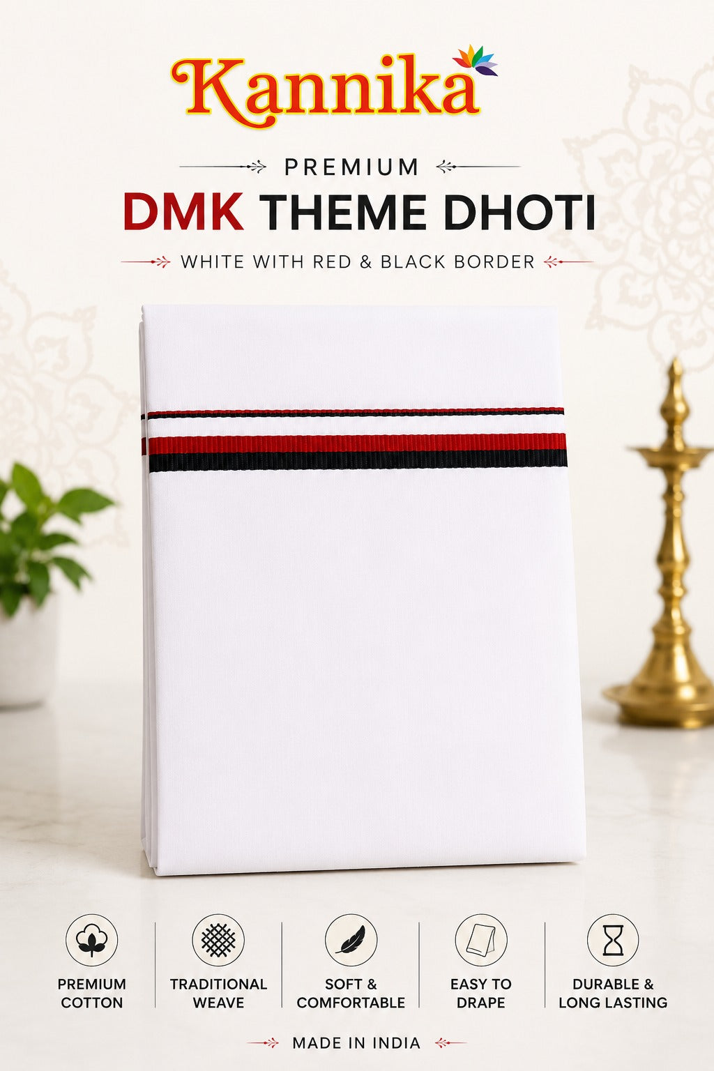 DMK Theme Dhoti